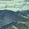 Coniston Old man  watercolour and gouache  84mm x 160mm