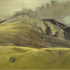 Sca Fell and Sca fell Pike  watercolour and gouache  115mm x 257mm