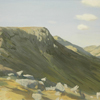Kirk Fell and Ennerdale  oil on board  305mm x 610mm