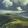 Nethermost pike  Watercolour and gouache  113mm x 169mm