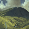 Glenridding upto Catstye Cam   watercolour and gouache  110mm x 168mm