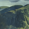 Fairfield Hart crag Dove crag  watercolour and gouache  142mm x 240mm