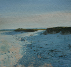 Edge of the Machair 3  Watercolour and gouache 175mm x 185mm